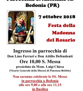 Ingresso in Parrocchia