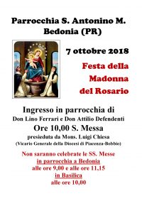 Ingresso in Parrocchia