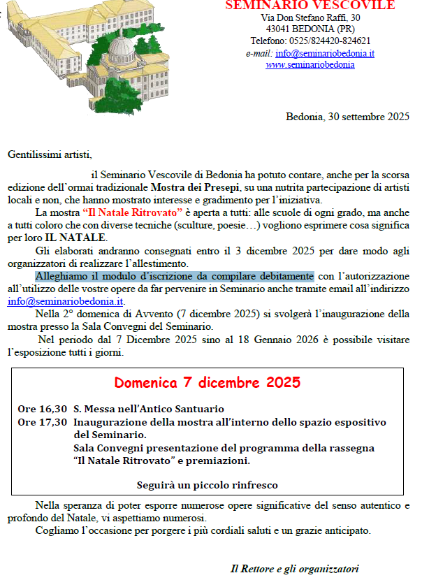 Il Natale ritrovato 2025